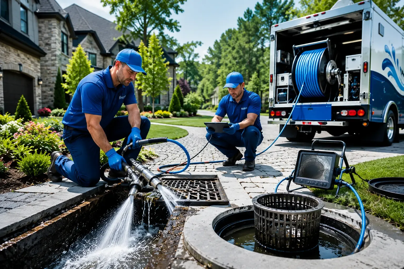 Local outdoor drain cleaning professionals in Groton, MA